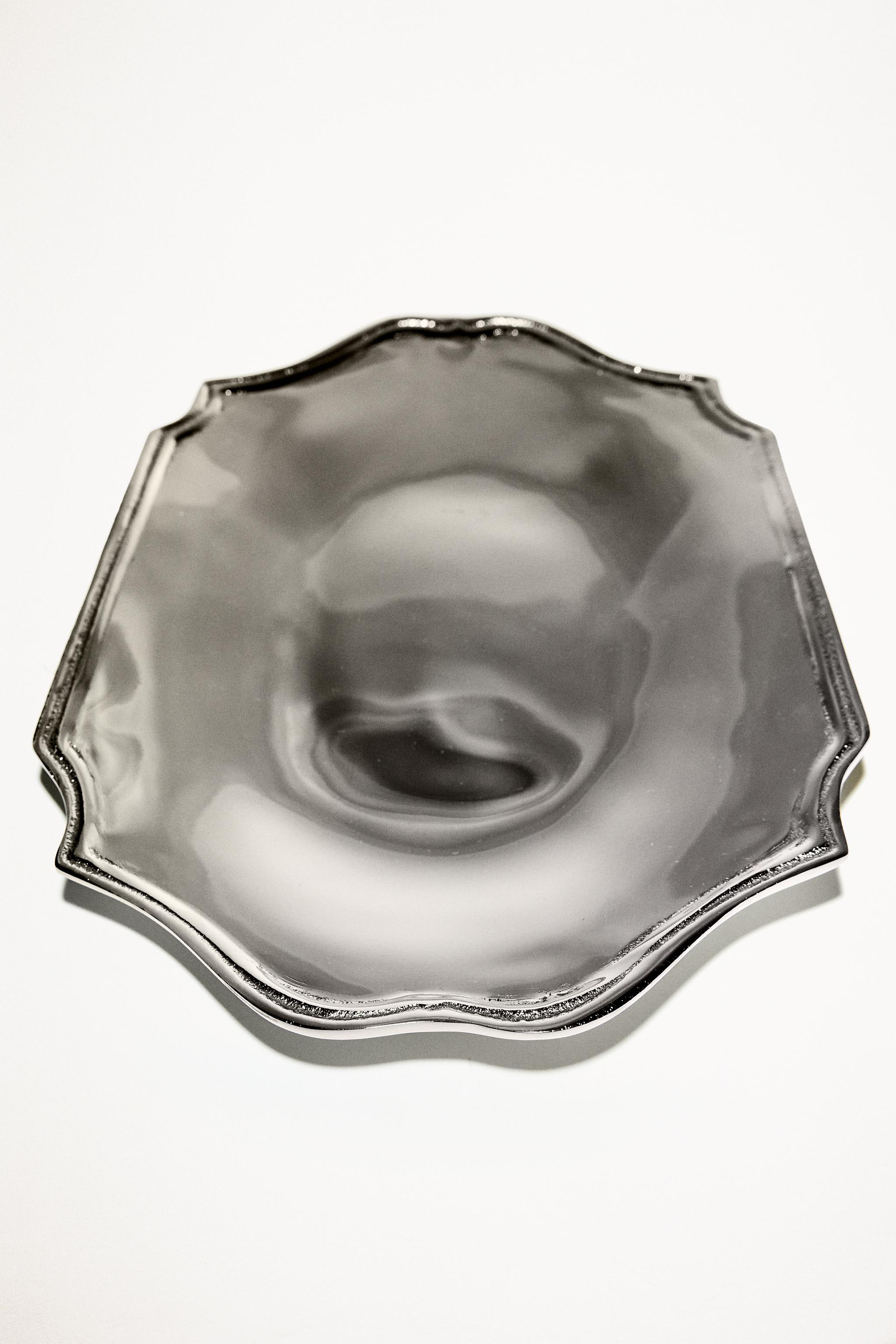 PLATEAU DÉCORATIF ACIER